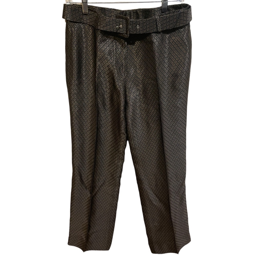 Incotex Designer Gold Brown Dress Pants Trousers